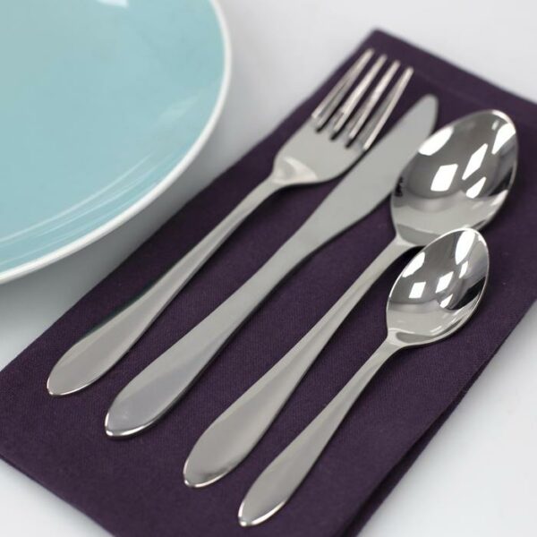 16 Pieces Stainless Steel Cutlery Set Sleek