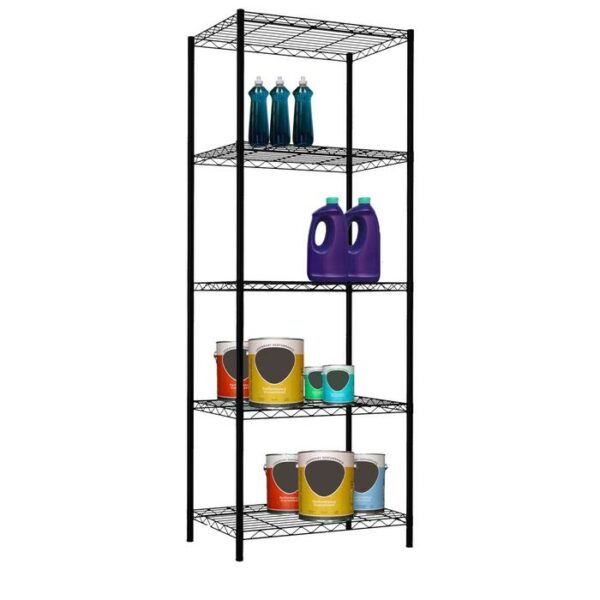 5-Layer Wire Shelf Black