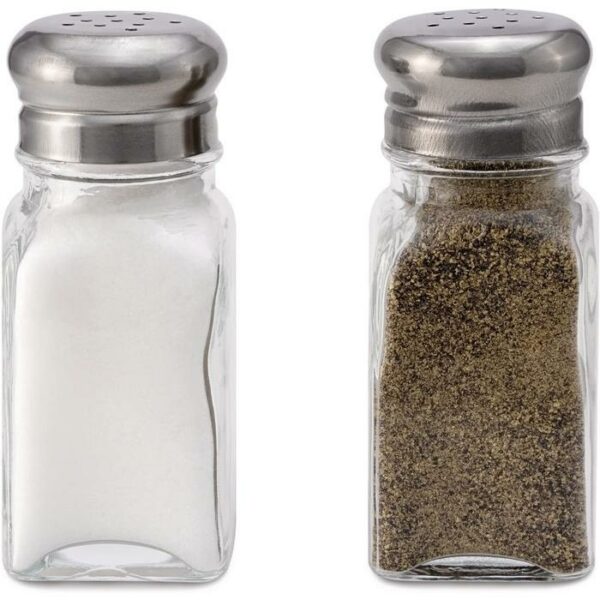 2 Pieces Salt & Pepper Shaker 2.2 Oz