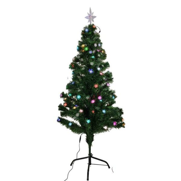 5 Feet Led Christmas Tree With Fiber Optical Light