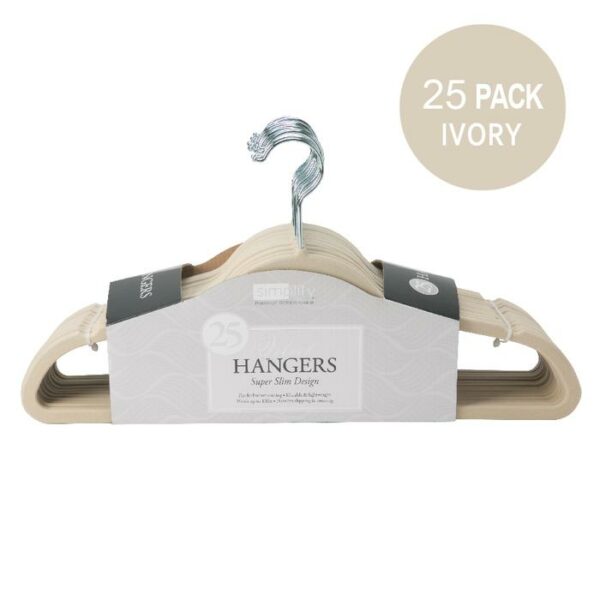 25 Pack Velvet Suit Hangers