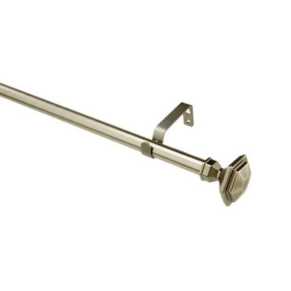 Bullseye Curtain Rod 86-120"