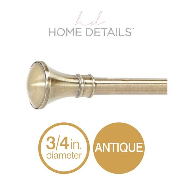 Trumpet 48-86 Curtain Rod
