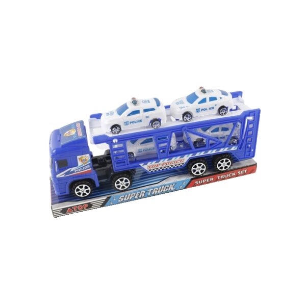 Friction Truck With Police Car Super Truck 2016