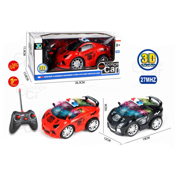 Remote Control Super Powerful Police Car & Light