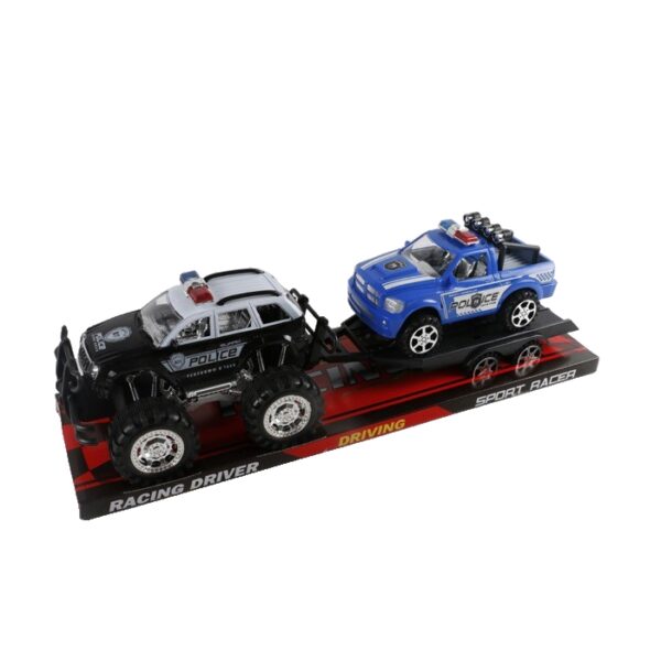 Friction Police Car Racing Driver