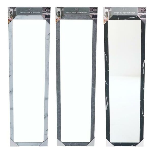 Mirror 12x47 With Marble Plastic Frame