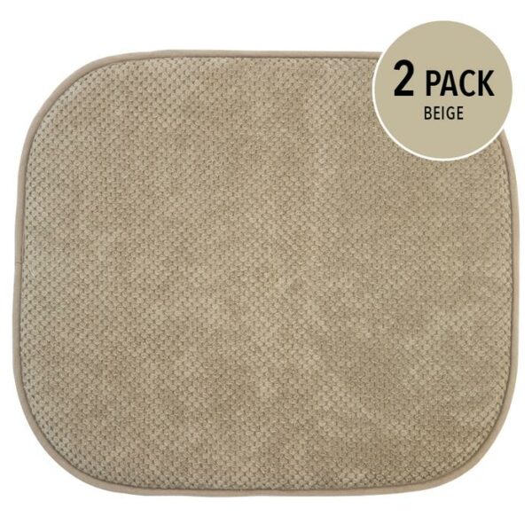 2 Pack Memory Foam Chair Pad With Non Slip Backing