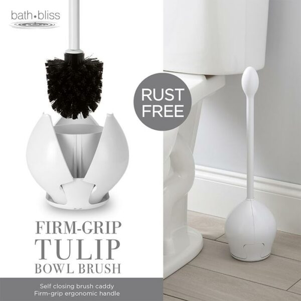 Fim Grip Tulip Toilet Brush White