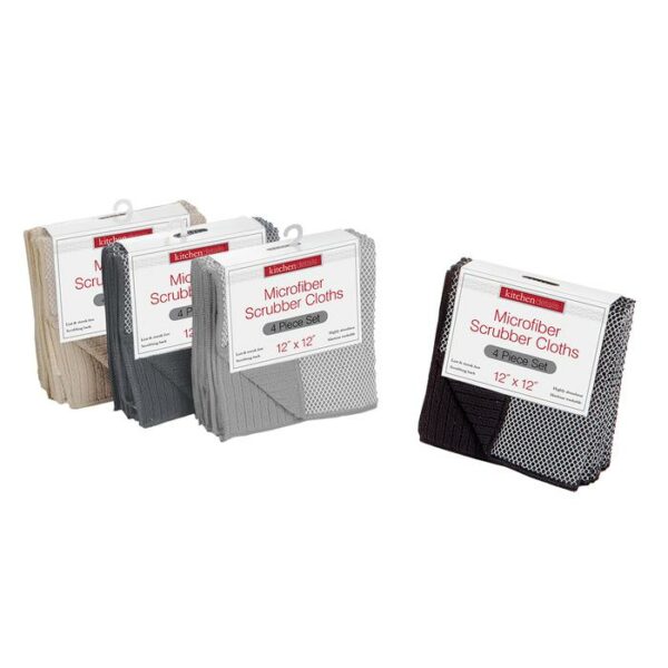 4 Pack Microfiber Scrubber