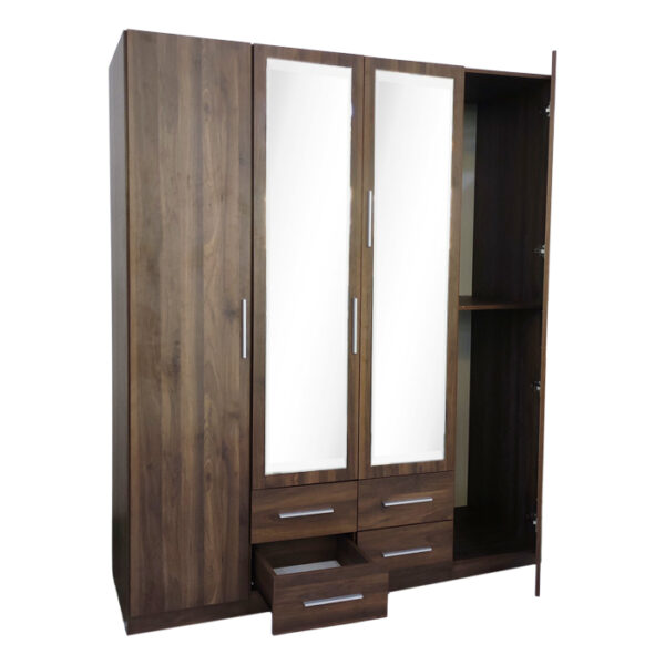 Kisper 4-Drawer Wardrobe