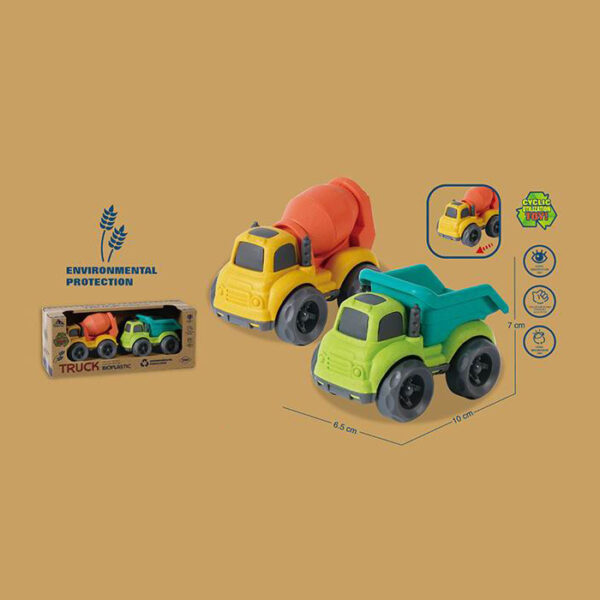 2 Pieces Free Wheel Car