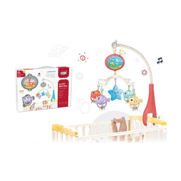 Happy Bed Bell Musical Mobile