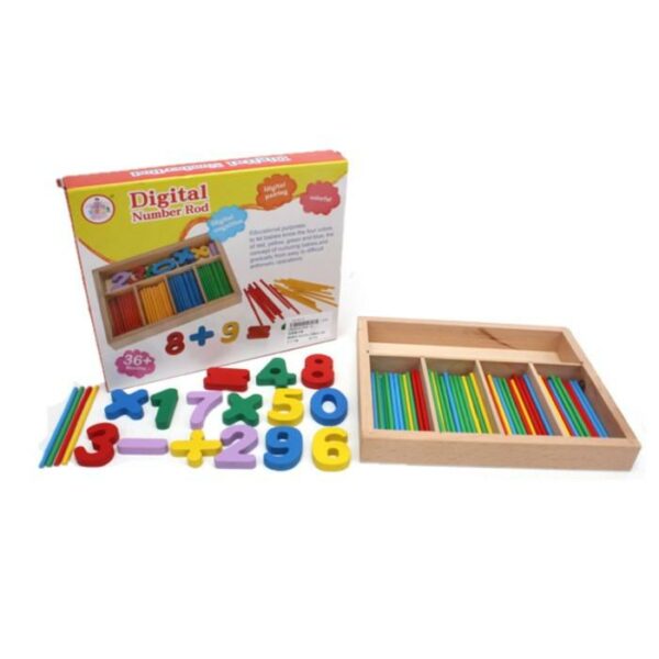 Wooden Digital Number Rod