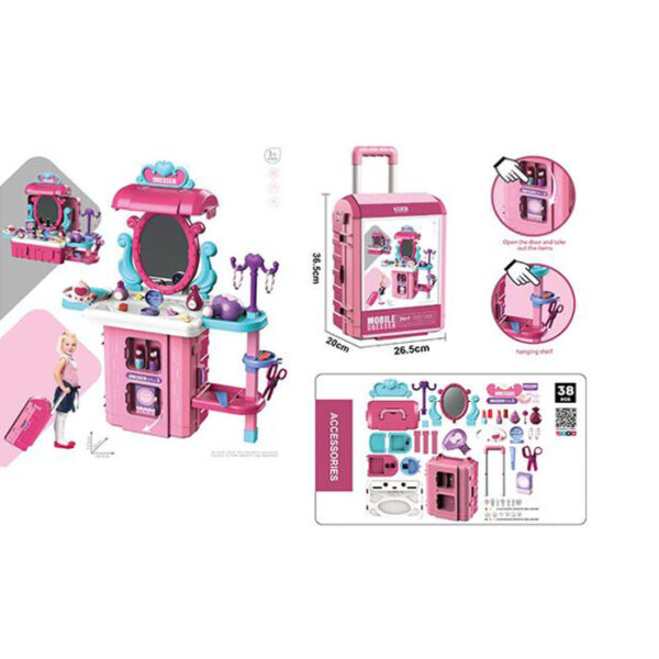 Mobile Dresser Set 3 In 1