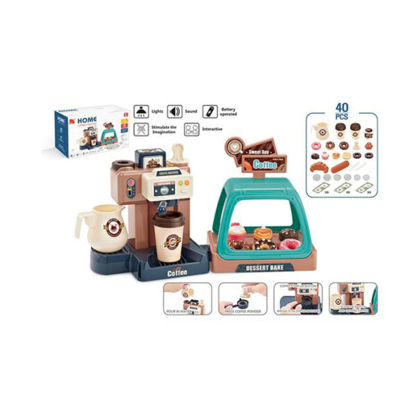 Coffee Maker Set With Light & Sound