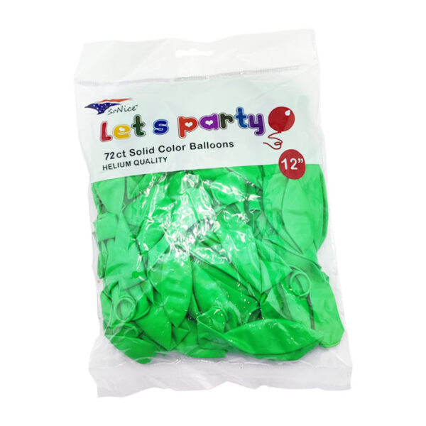 Balloon Apple Green 72 Count