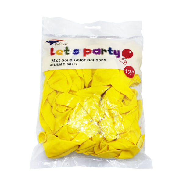 Balloon Yellow 72 Count
