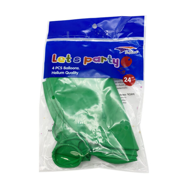 Balloon Emerald  24" 4 Pieces