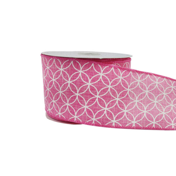 2 1/2" Canvas Curved Diamond Ribbon 10 Yards