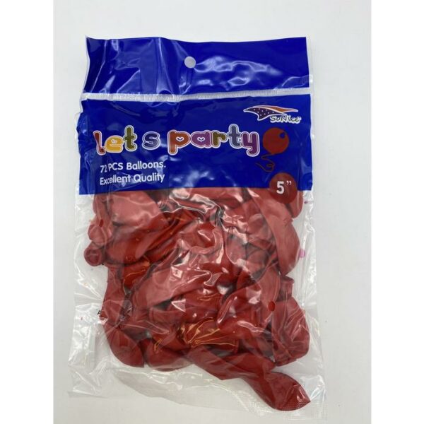 Balloon Fushia 5" 72 Count