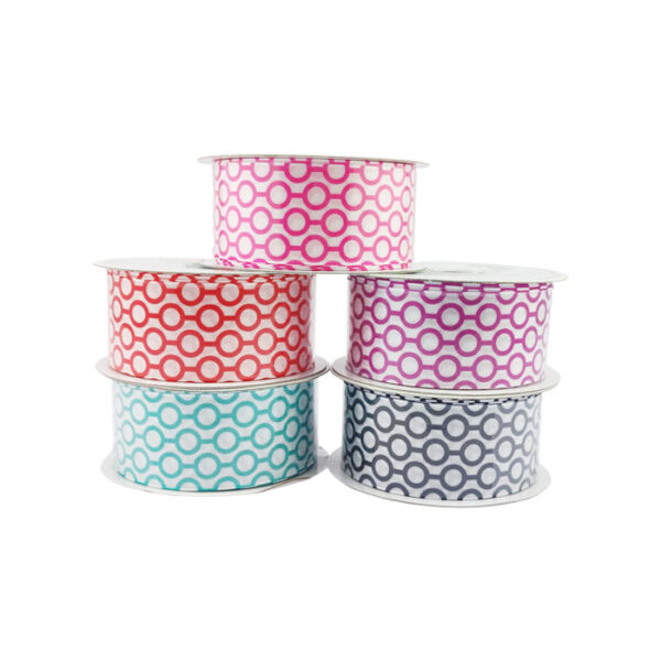 1 1/2" Satin Connecting Rings Ribbon 10 Yards