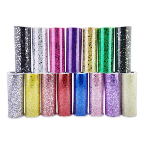 6" Sequins Tulle Spool 10 Yards