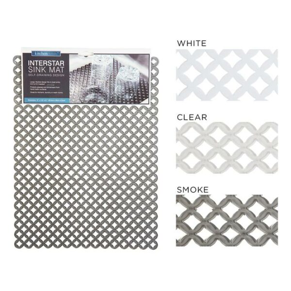 Rectangle Sink Mat Inner Star 16x12" Assorted