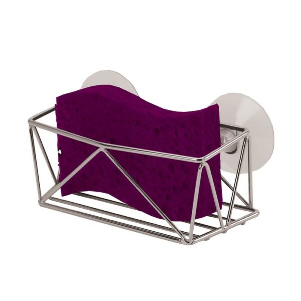 Geometric Sponge Holder With 2 Suction Cup