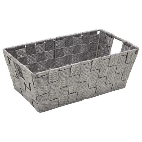 Woven Strap Small Shelf Tote 6.5x11.4x4.50