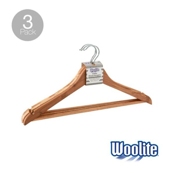 Cedar Basic Wood Hanger 3 Pack