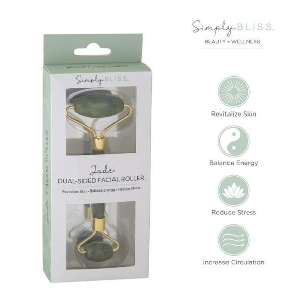 Facial Roller Massager-Green Quartz