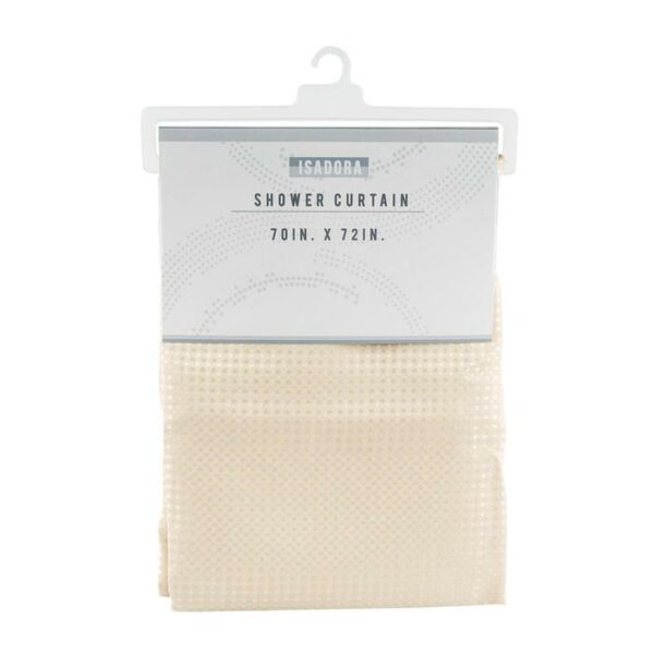 Isadora Shower Curtain Waffle Beige 70x72"