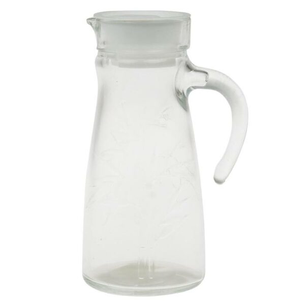 32.Oz Pitcher Clear Glass With Lid