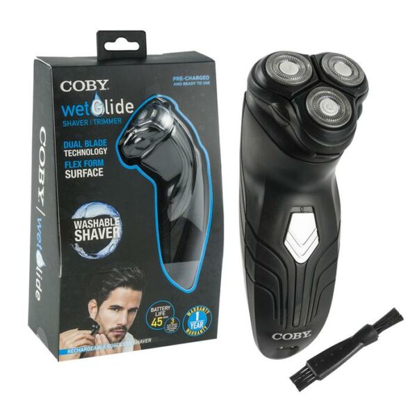 Shaver 3 Head Coby Rechargeable