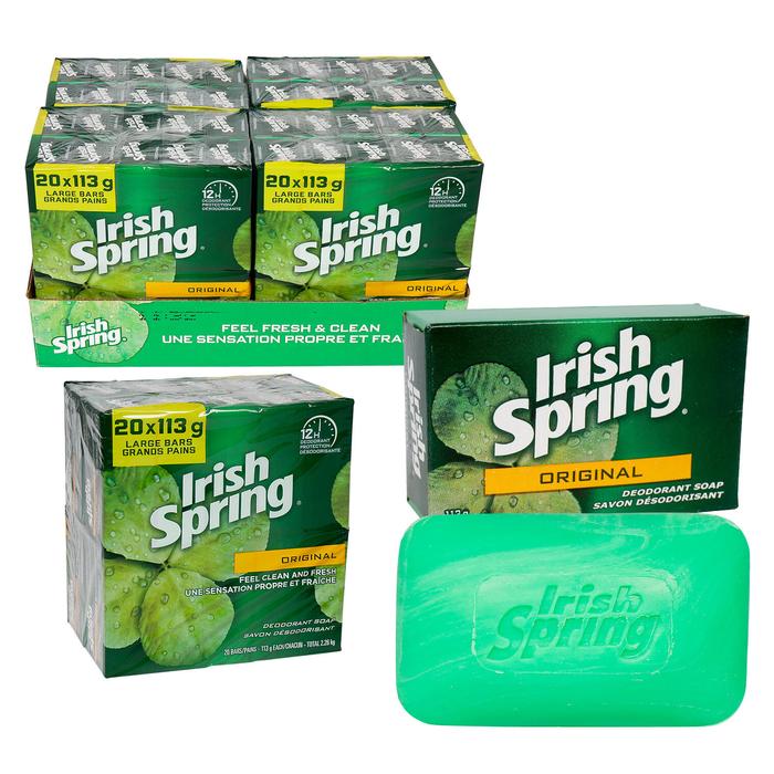 Soap 3.98 Oz Irish Spring Original 1 Bar Maison Handal