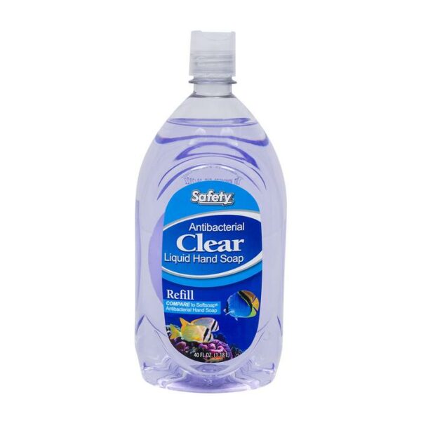 Hand Soap 40 Oz Clear Antibacterial
