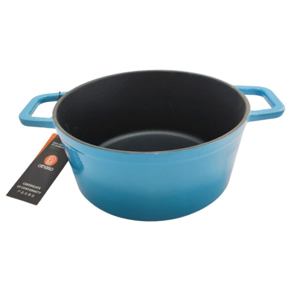 Othello High Casserole Cast Iron & Lid 24x10.8 Cm
