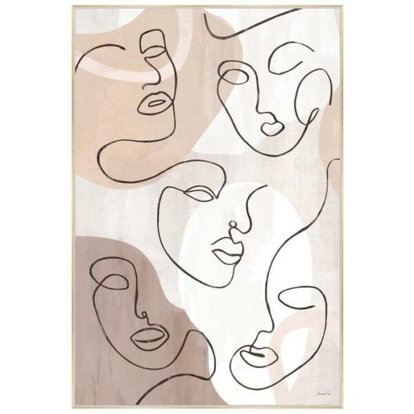 Hand Painting With Frame 62.5x 92.5x4.5 cm
