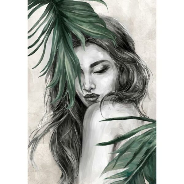 Hand Painting With Frame 72.5x102.5x4.5 Cm
