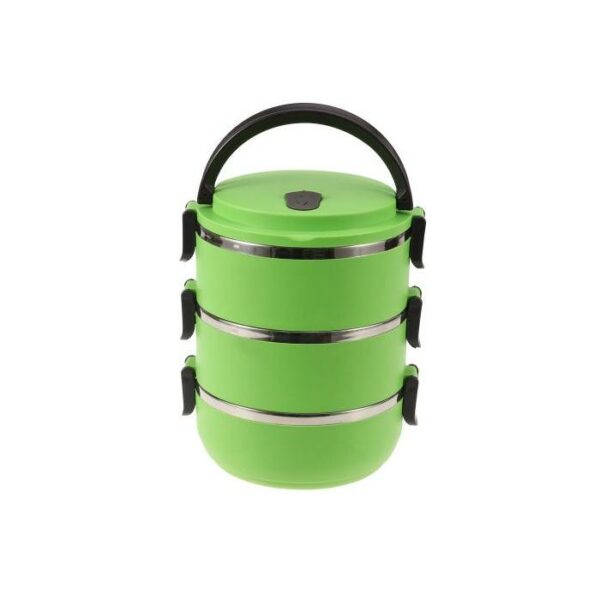 Lunch Box 3 Layer 2.1 Liter Stainless Steel
