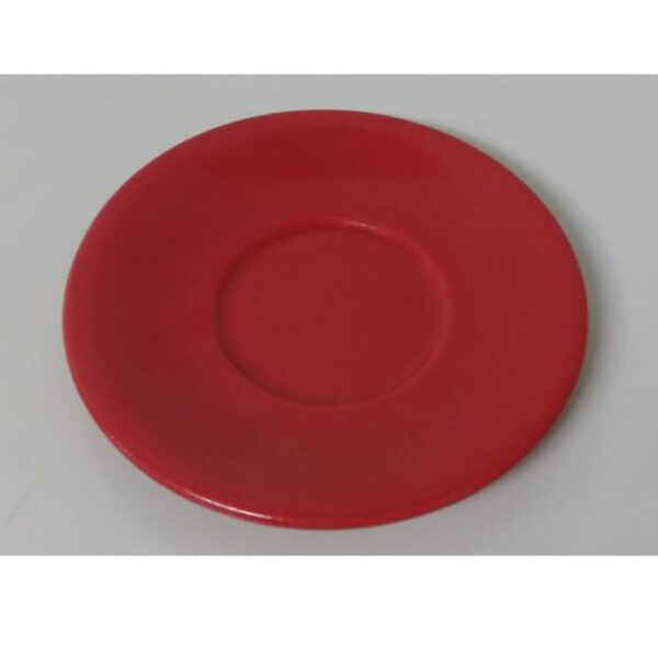 Red tea saucer 16cm