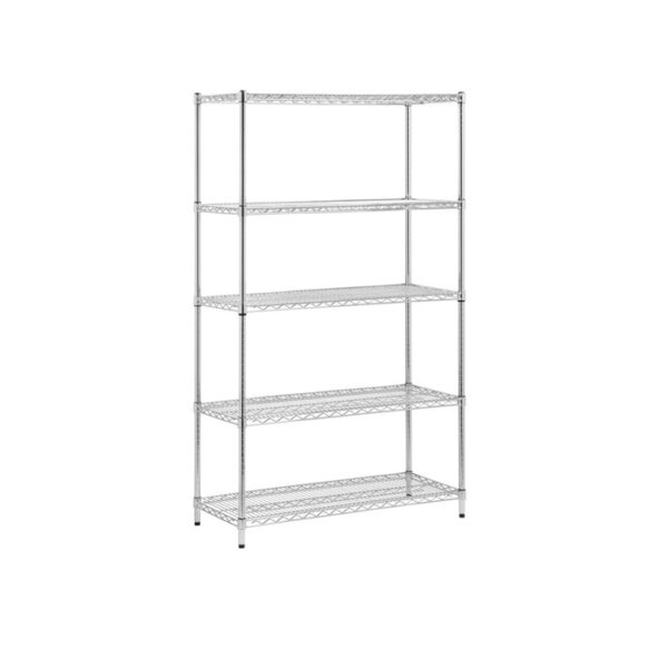 5Tier Shelving Unit Chrome 800lb