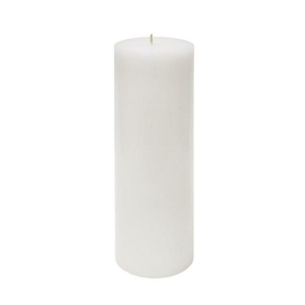 Candle Unscented 3x9 Assorted Color