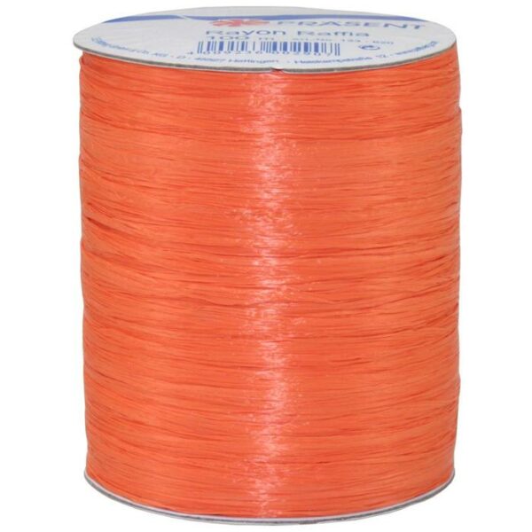 Rayon RaffiaRibbon  100 Yard Pumpkin