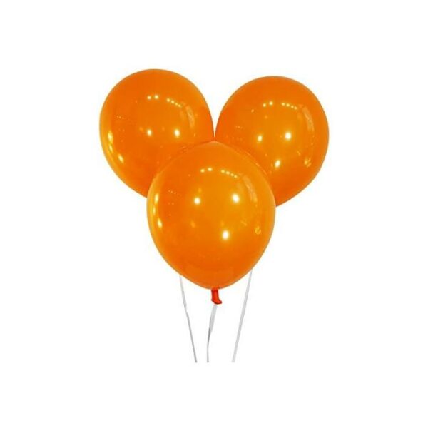 Celebrity Balloon 9" Sunburst Orange 72 Count