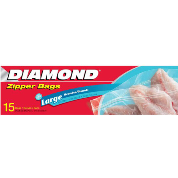 Diamond Zipper Bags Freezer