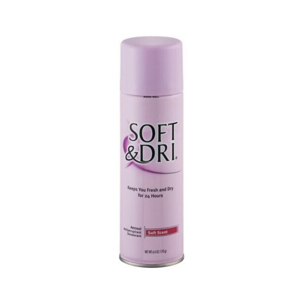 Soft & Dri Deodorant Spray Soft Scent 6Oz