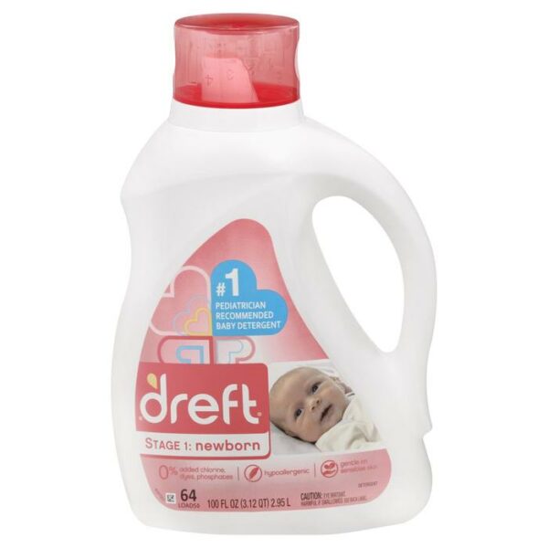 Dreft Detergent Liquid Regular Newborn 50 Oz