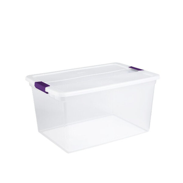 66 Quart Clear View Latch Box
